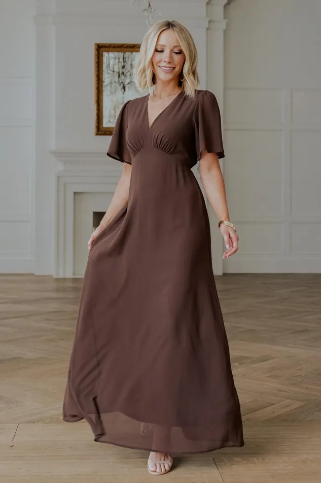 Women Mother Of The Bride Baltic Born Esti Maxi Dress Espresso Women Mother Of The Bride Baltic Born Esti Maxi Dress Espresso