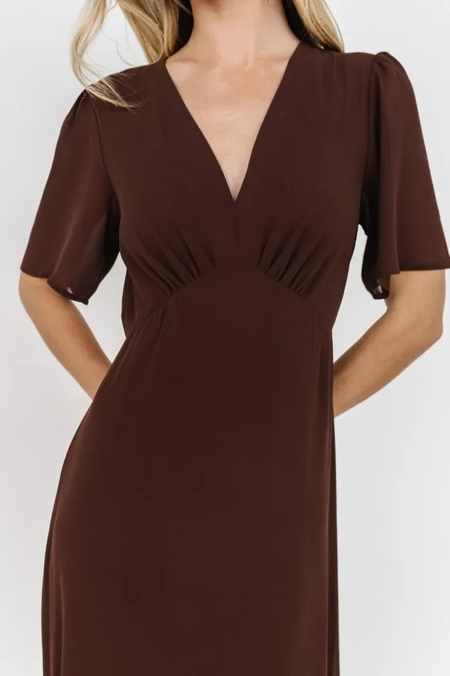 Women Mother Of The Bride Baltic Born Esti Maxi Dress Espresso Women Mother Of The Bride Baltic Born Esti Maxi Dress Espresso