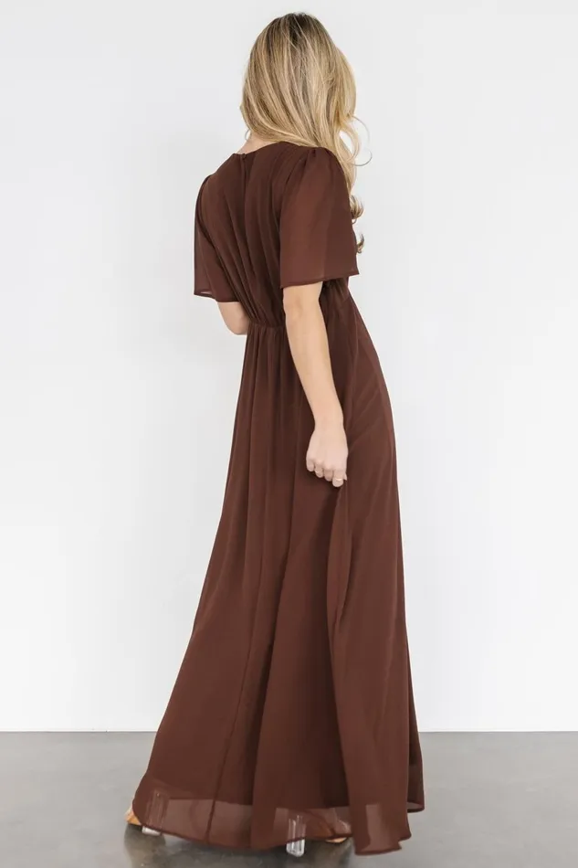Women Mother Of The Bride Baltic Born Esti Maxi Dress Espresso Women Mother Of The Bride Baltic Born Esti Maxi Dress Espresso