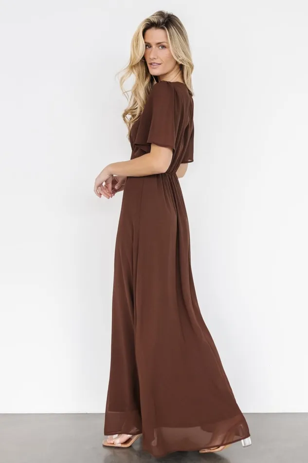 Women Mother Of The Bride Baltic Born Esti Maxi Dress Espresso Women Mother Of The Bride Baltic Born Esti Maxi Dress Espresso