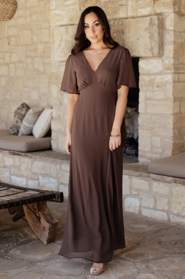 Women Mother Of The Bride Baltic Born Esti Maxi Dress Espresso Women Mother Of The Bride Baltic Born Esti Maxi Dress Espresso