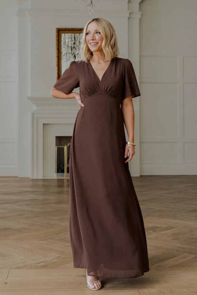 Women Mother Of The Bride Baltic Born Esti Maxi Dress Espresso Women Mother Of The Bride Baltic Born Esti Maxi Dress Espresso