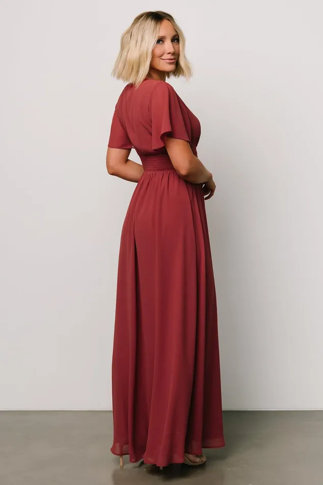 Women Mother Of The Bride Baltic Born Ramona Maxi Dress Terracotta
