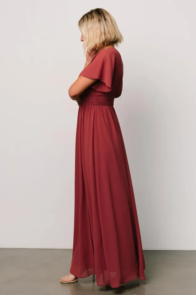 Women Mother Of The Bride Baltic Born Ramona Maxi Dress Terracotta