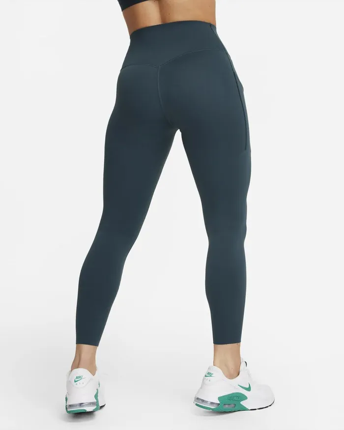 Women Nike Leggings Universa Deep Jungleblack