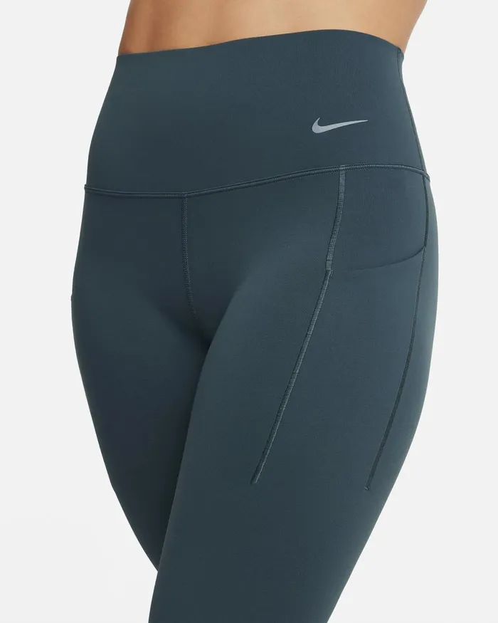 Women Nike Leggings Universa Deep Jungleblack