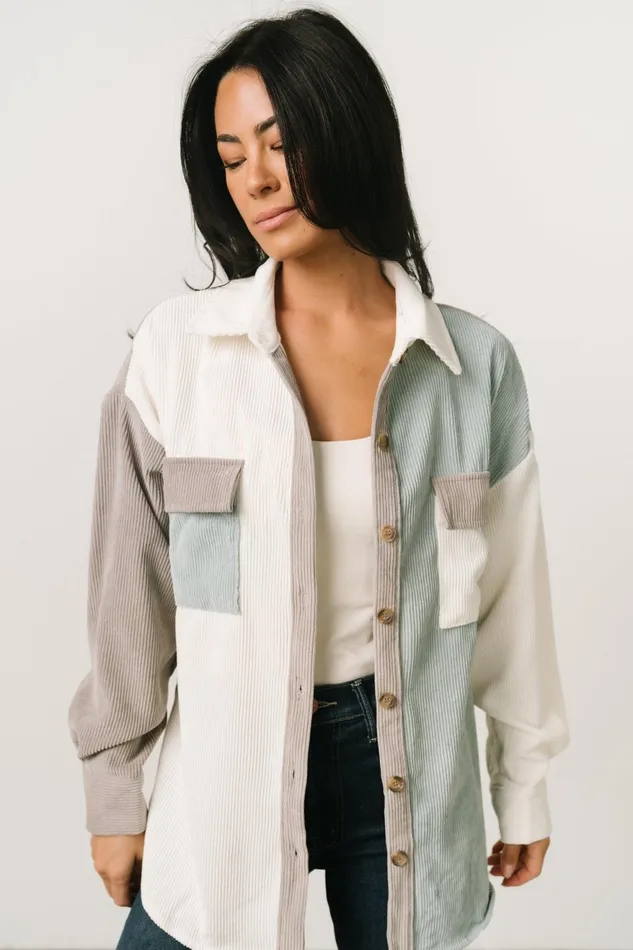Women Outerwear Baltic Born Dillon Shacket Sage Multi Women Outerwear Baltic Born Dillon Shacket Sage Multi