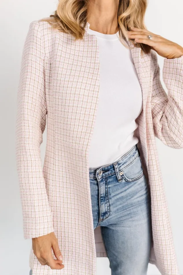 Women Outerwear Baltic Born Fanny Plaid Jacket Pink