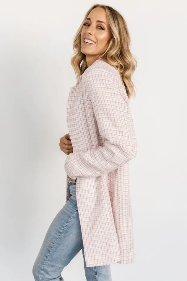 Women Outerwear Baltic Born Fanny Plaid Jacket Pink