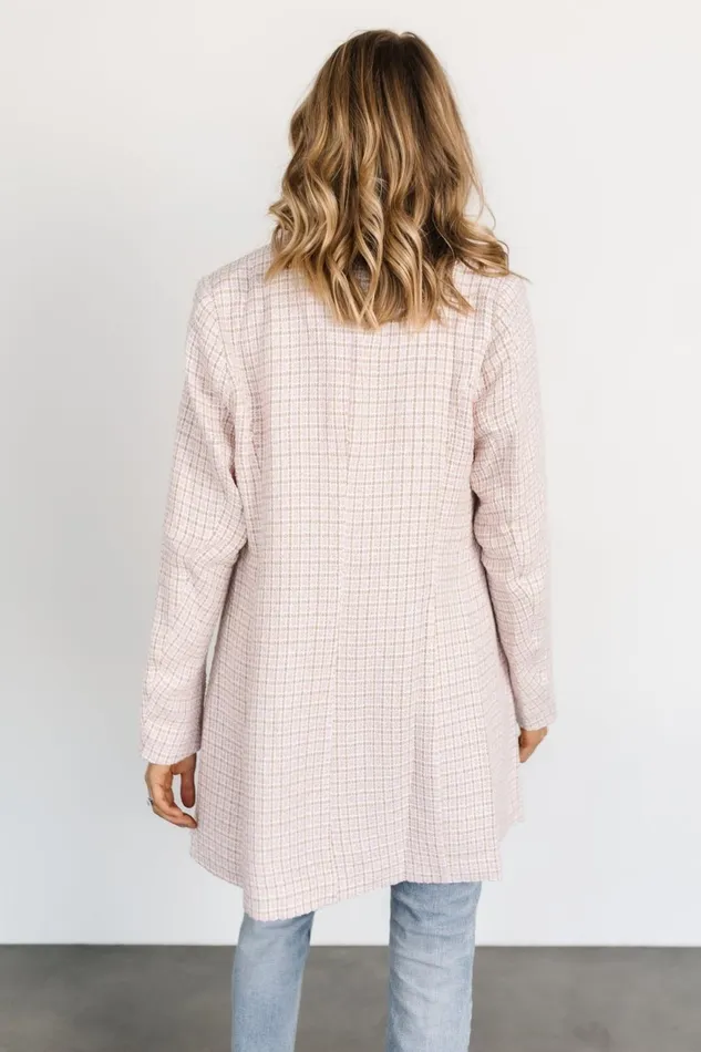 Women Outerwear Baltic Born Fanny Plaid Jacket Pink