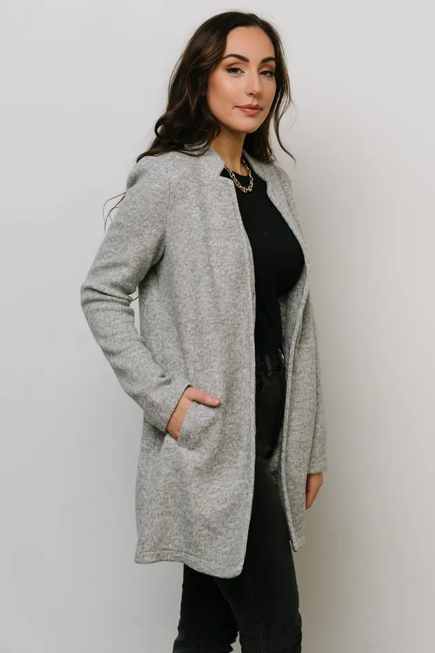 Women Outerwear Baltic Born Knoll Notch Jacket Gray