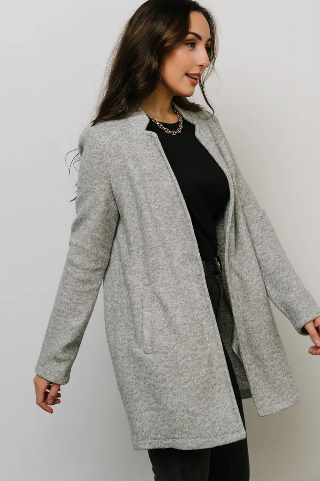 Women Outerwear Baltic Born Knoll Notch Jacket Gray