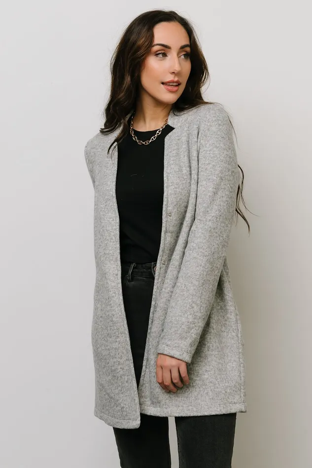 Women Outerwear Baltic Born Knoll Notch Jacket Gray