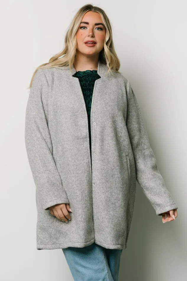 Women Outerwear Baltic Born Knoll Notch Jacket Gray