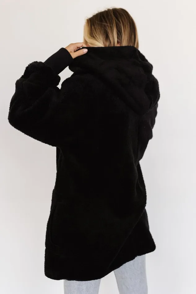 Women Outerwear Baltic Born Melrose Teddy Jacket Black