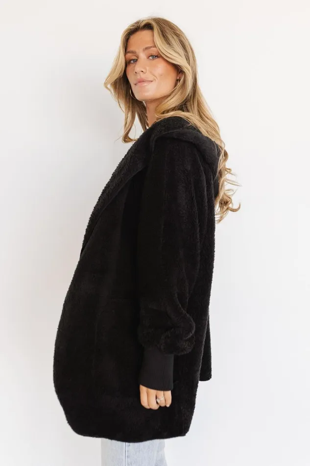 Women Outerwear Baltic Born Melrose Teddy Jacket Black