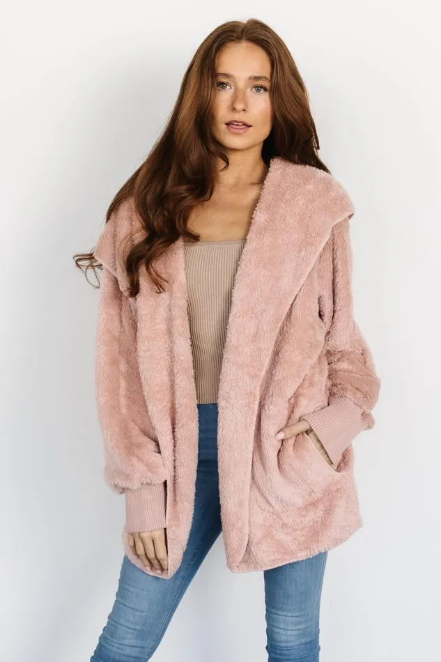 Women Outerwear Baltic Born Melrose Teddy Jacket Blush