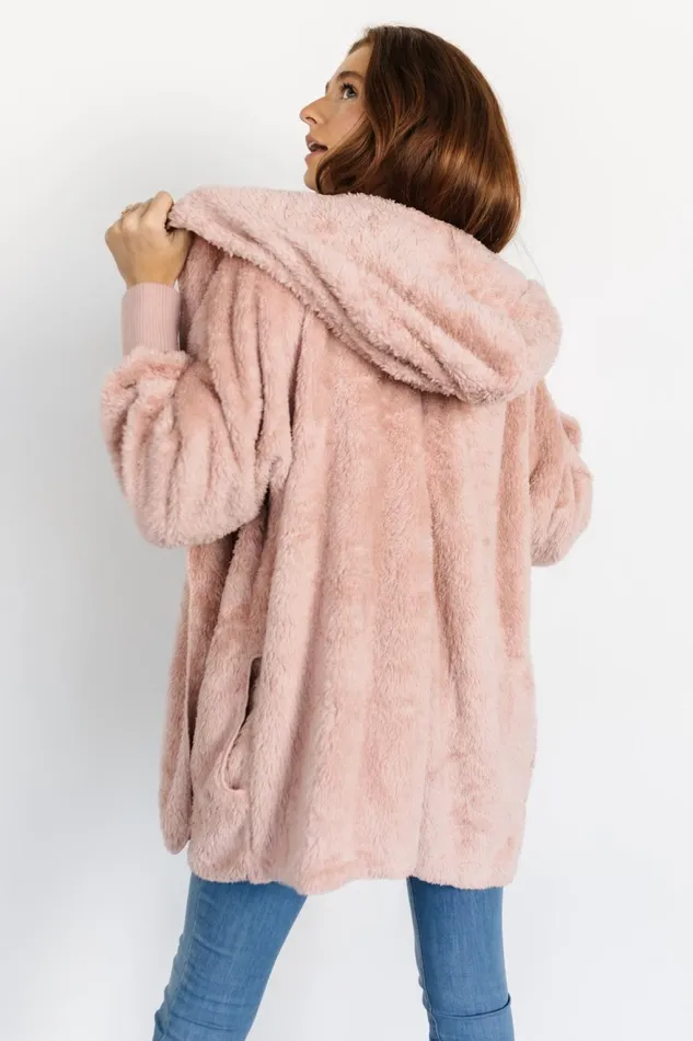 Women Outerwear Baltic Born Melrose Teddy Jacket Blush Women Outerwear Baltic Born Melrose Teddy Jacket Blush