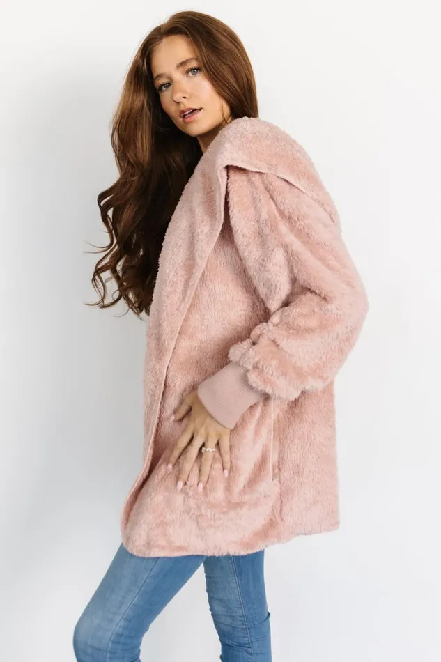 Women Outerwear Baltic Born Melrose Teddy Jacket Blush Women Outerwear Baltic Born Melrose Teddy Jacket Blush