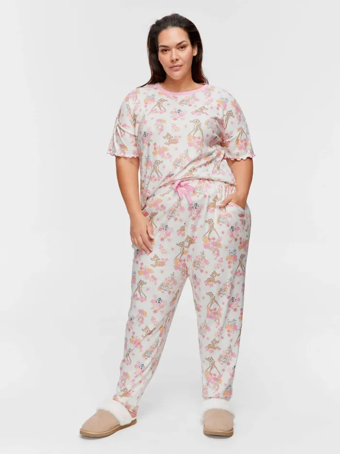 Women PA Plus Bambi Pointelle Tapered Leg Pj Pant Multi Peter Alexander Pants