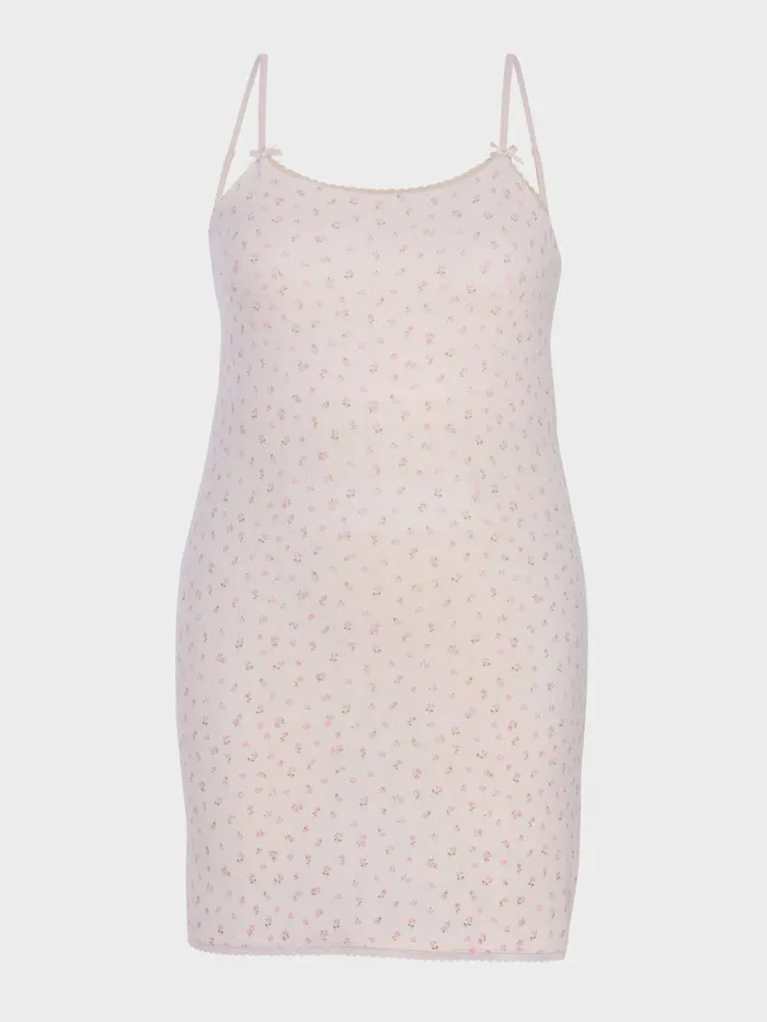 Women PA Plus Cutie Pointelle Slip Pink Peter Alexander Nighties