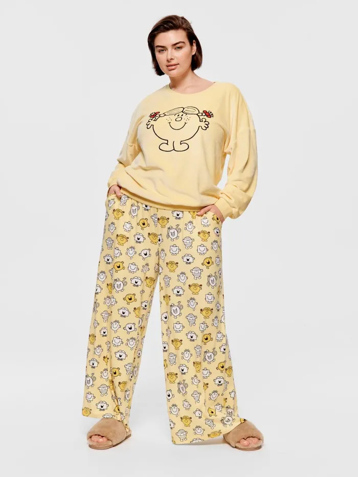 Women PA Plus Little Miss Sunshine Fluffy Sweater Yellow Peter Alexander Tops