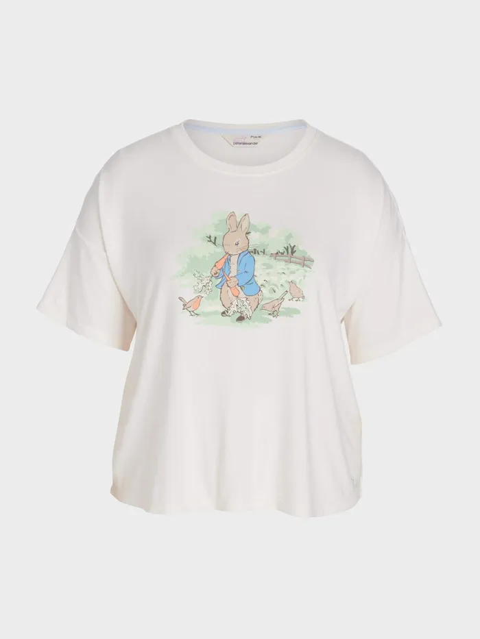 Women PA Plus Peter Rabbit Plush Tee Pink Peter Alexander Nighties