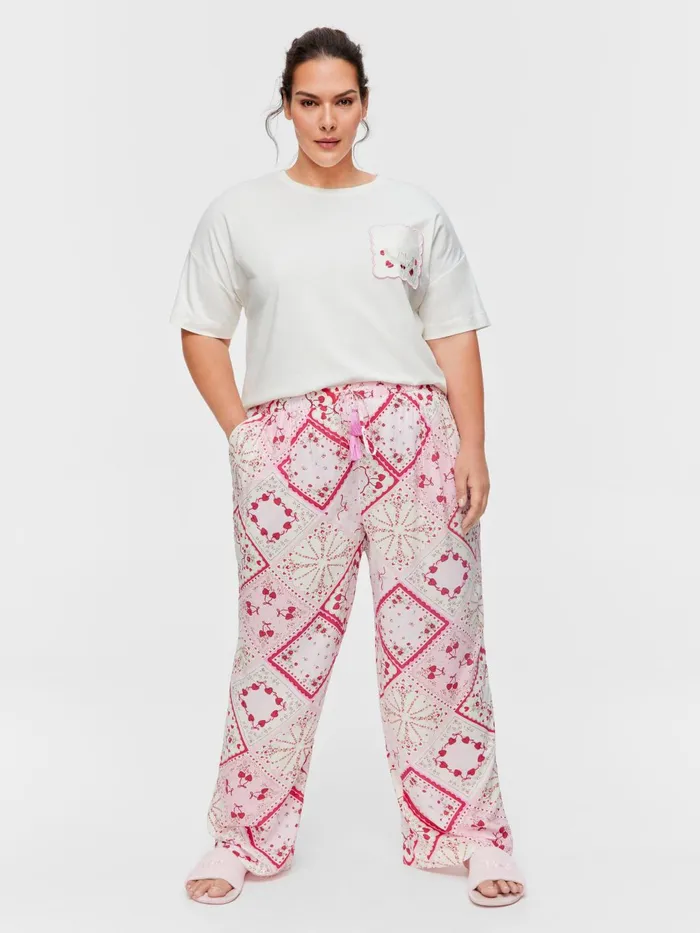 Women PA Plus Pretty Tile Wide Leg Pj Pant Multi Peter Alexander Pants