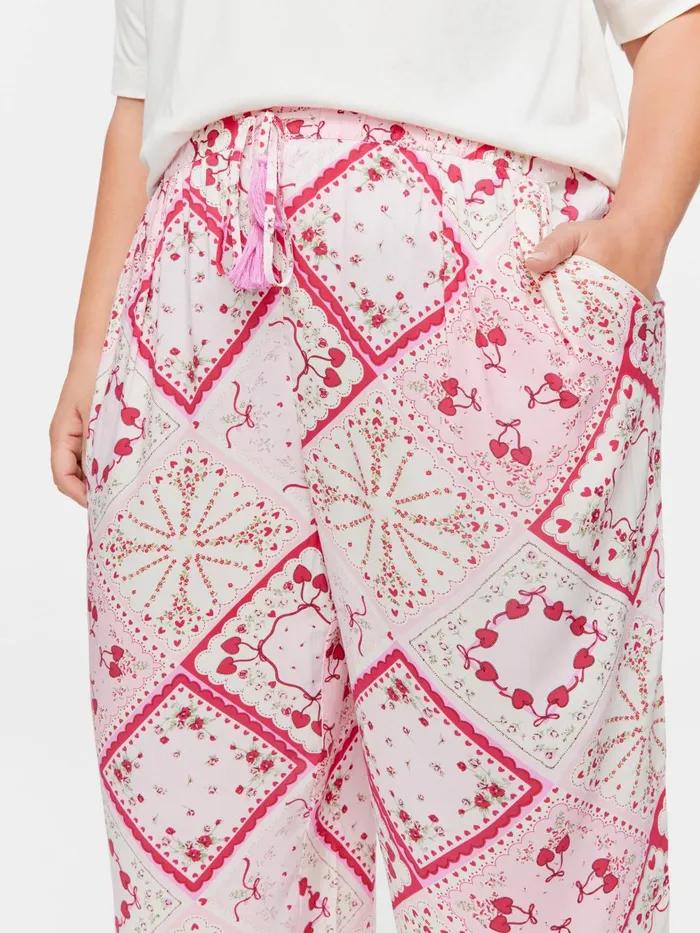 Women PA Plus Pretty Tile Wide Leg Pj Pant Multi Peter Alexander Pants