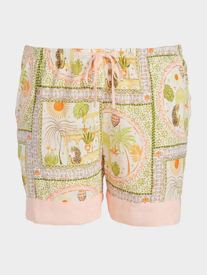 Women PA Plus Scarf Print Mid Short Multi Peter Alexander Shorts