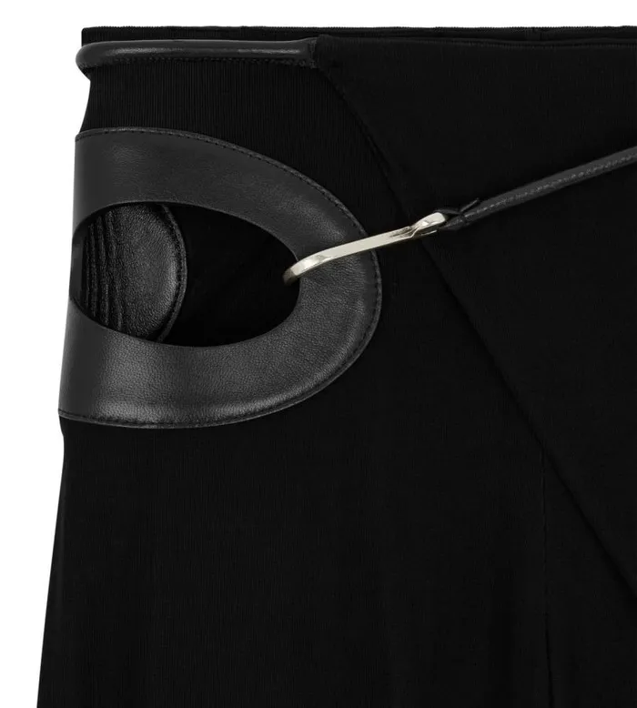 Women Pants and Shorts Tom Ford Wide Leg Wrap Pants Black
