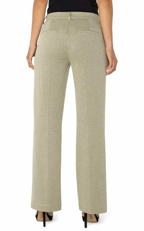 Women Pants Liverpool Los Angeles Kelsey Wide Leg Trouser Artichoke Cream
