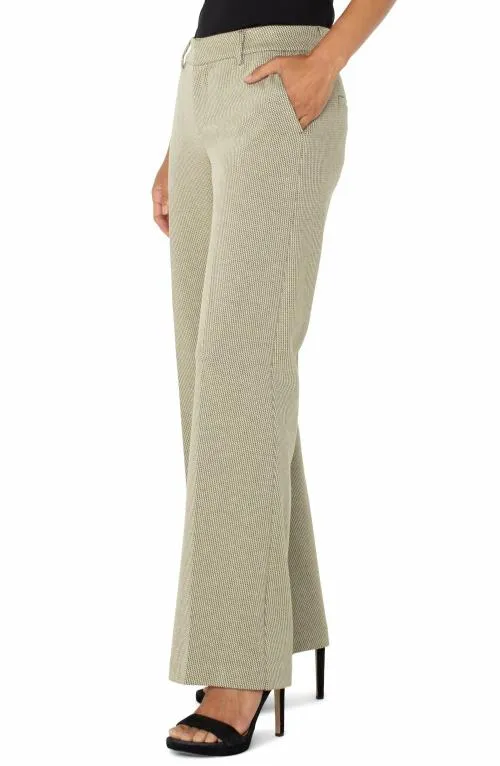 Women Pants Liverpool Los Angeles Kelsey Wide Leg Trouser Artichoke Cream