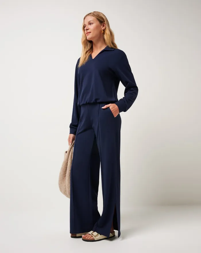 Women Pants TravisMathew SPA DAY PANT Navy Blazer
