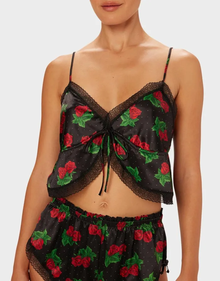 Women PARADE BUTTERFLY TOP ROSE Rose Betsey Johnson