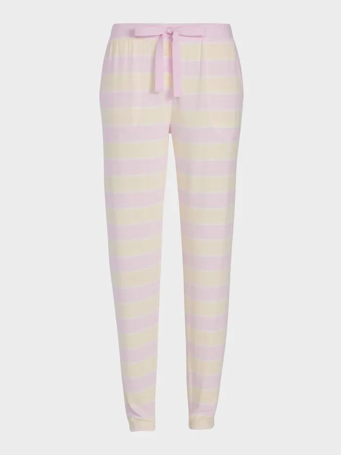 Women Pastel Fuzzy Tapered Pj Pant Multi Peter Alexander Pants