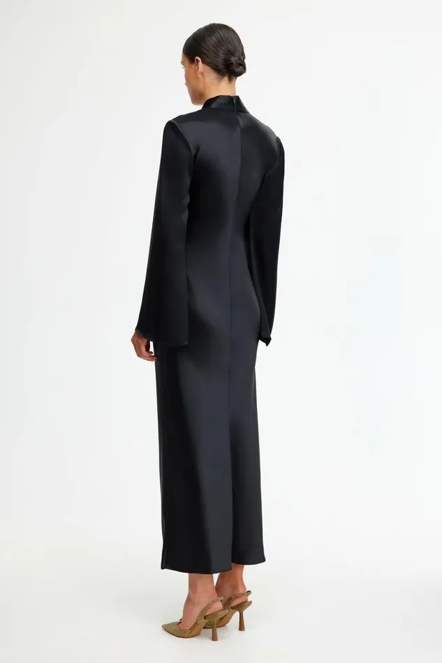 Women PICCADILLY MIDI DRESS Black Acler Black Dresses