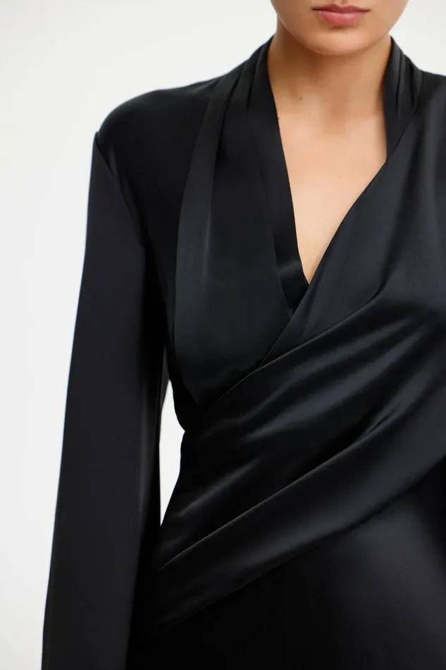 Women PICCADILLY MIDI DRESS Black Acler Black Dresses