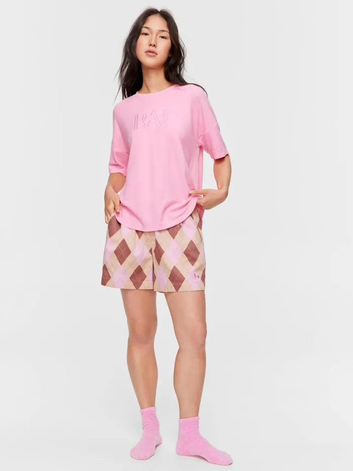Women Pink Plush PA Tee Pink Peter Alexander Tops