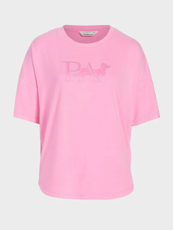 Women Pink Plush PA Tee Pink Peter Alexander Tops