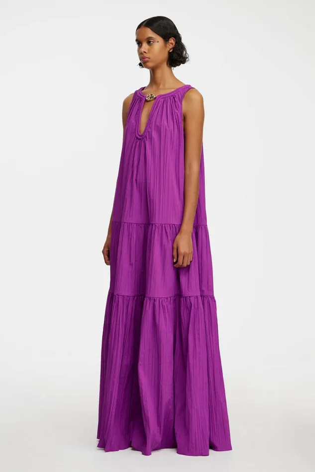 Women RADMOOR MAXI DRESS Deep Mulberry Acler Maxi Dresses