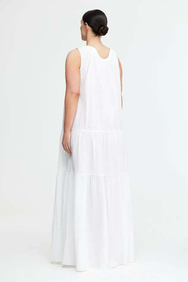 Women RADMOOR MAXI DRESS Ivory Acler White Dresses