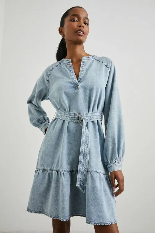 Women Rails Denim Lila Dress Faded Indigo