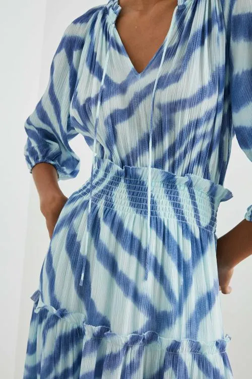 Women Rails Dresses and Rompers Caterine Dress Blue Watercolor Stripes Women Rails Dresses and Rompers Caterine Dress Blue Watercolor Stripes