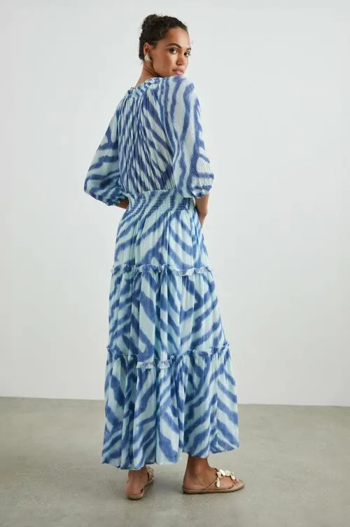 Women Rails Dresses and Rompers Caterine Dress Blue Watercolor Stripes Women Rails Dresses and Rompers Caterine Dress Blue Watercolor Stripes