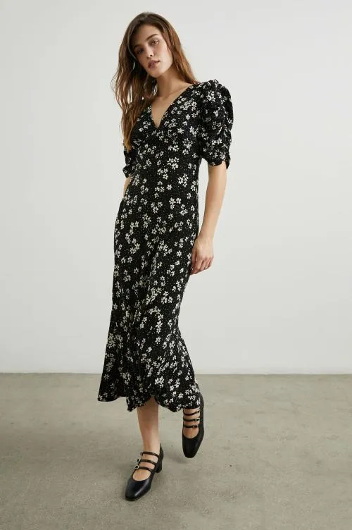 Women Rails Dresses and Rompers Zariah Dress Noir Floral Women Rails Dresses and Rompers Zariah Dress Noir Floral