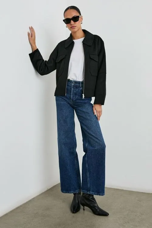 Women Rails Jackets and Coats Cheyenne Jacket Black Women Rails Jackets and Coats Cheyenne Jacket Black