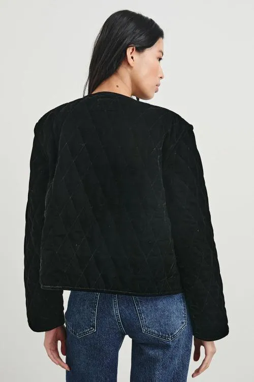 Women Rails Jackets and Coats Kiko Jacket Black Velvet Women Rails Jackets and Coats Kiko Jacket Black Velvet