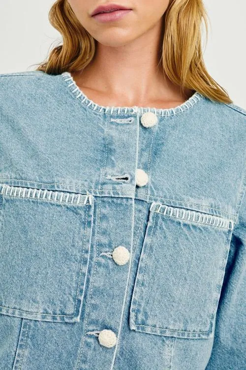 Women Rails Jackets and Coats Lido Jacket Harbor Blanket Stitch Women Rails Jackets and Coats Lido Jacket Harbor Blanket Stitch