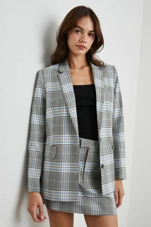Women Rails Jackets and Coats Stanton Blazer Cocoa Sky Check